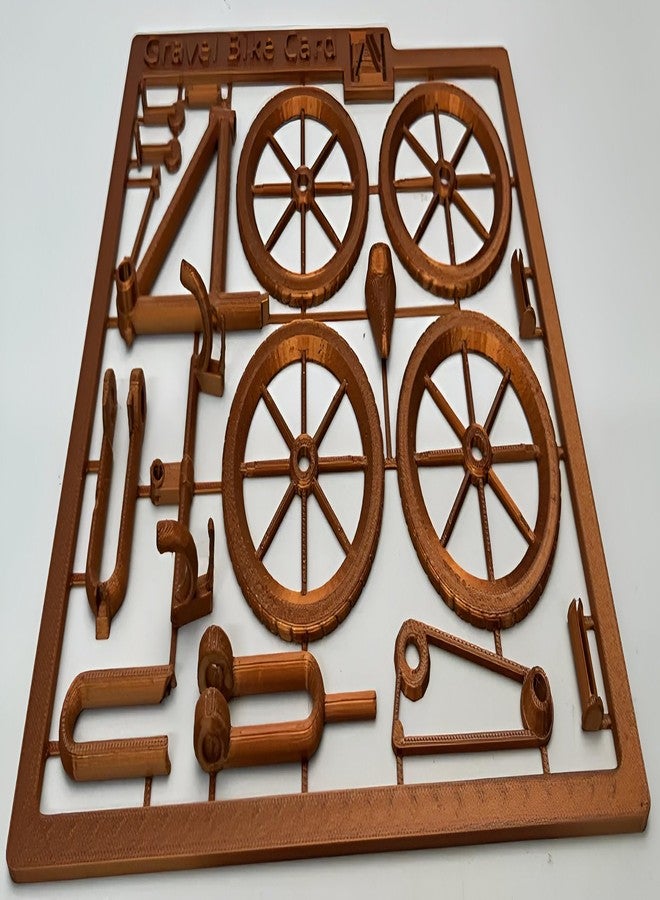 3D CRAFT Decorative Plastic Bicycle Model,Puzzle, Multicolor - Image 2